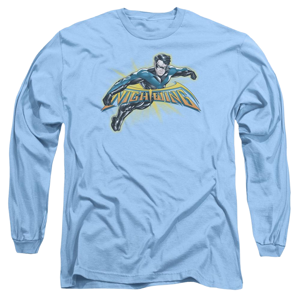 Batman Nightwing Burst - Men's Long Sleeve T-Shirt Men's Long Sleeve T-Shirt Nightwing