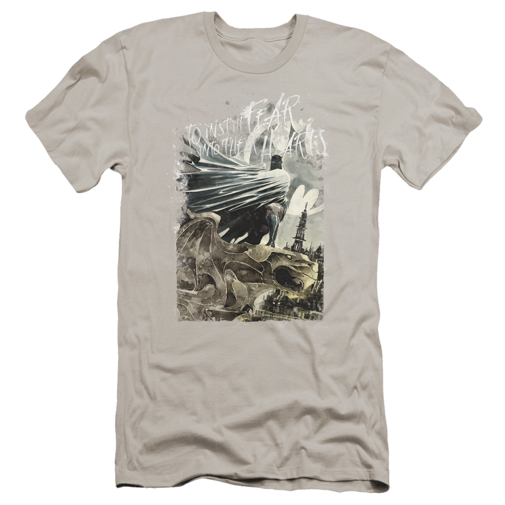 Batman Instill Fear - Men's Premium Slim Fit T-Shirt Men's Premium Slim Fit T-Shirt Batman