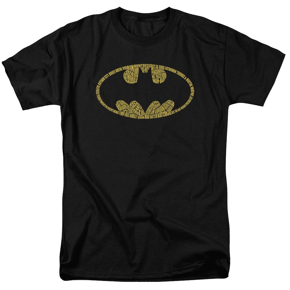 Batman Word Logo - Men's Regular Fit T-Shirt Men's Regular Fit T-Shirt Batman