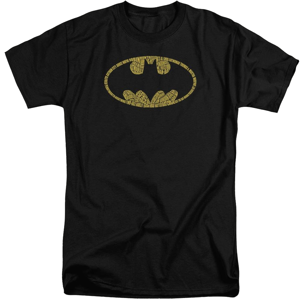 Batman Word Logo - Men's Tall Fit T-Shirt Men's Tall Fit T-Shirt Batman