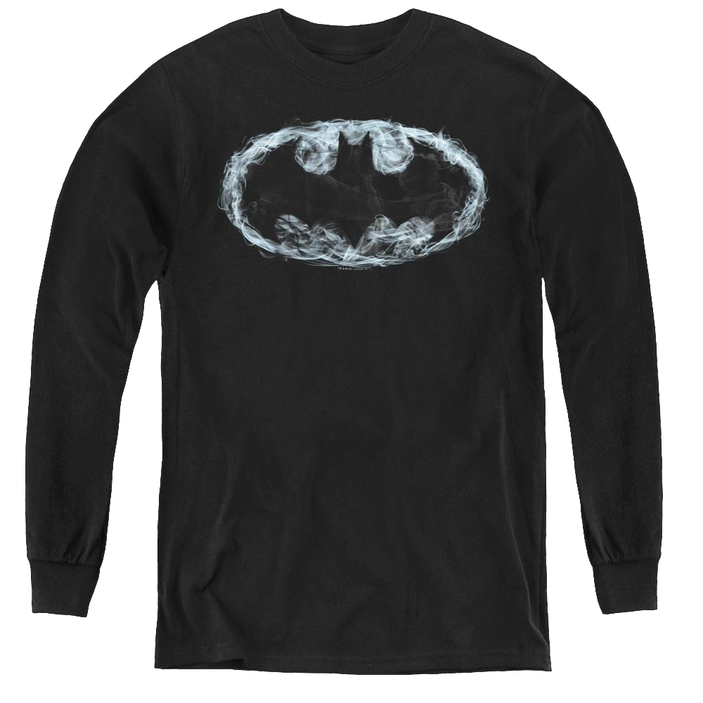 Dc Batman Smoke Signal - Youth Long Sleeve T-Shirt Youth Long Sleeve T-Shirt Batman
