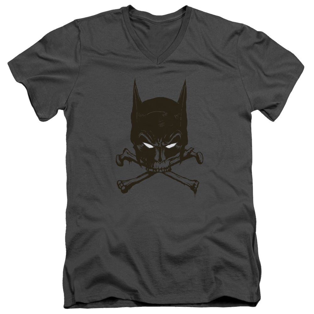 Batman Bat And Bones - Men's V-Neck T-Shirt Men's V-Neck T-Shirt Batman