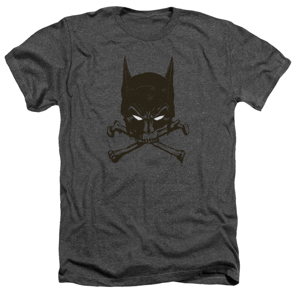 Batman Bat And Bones - Men's Heather T-Shirt Men's Heather T-Shirt Batman