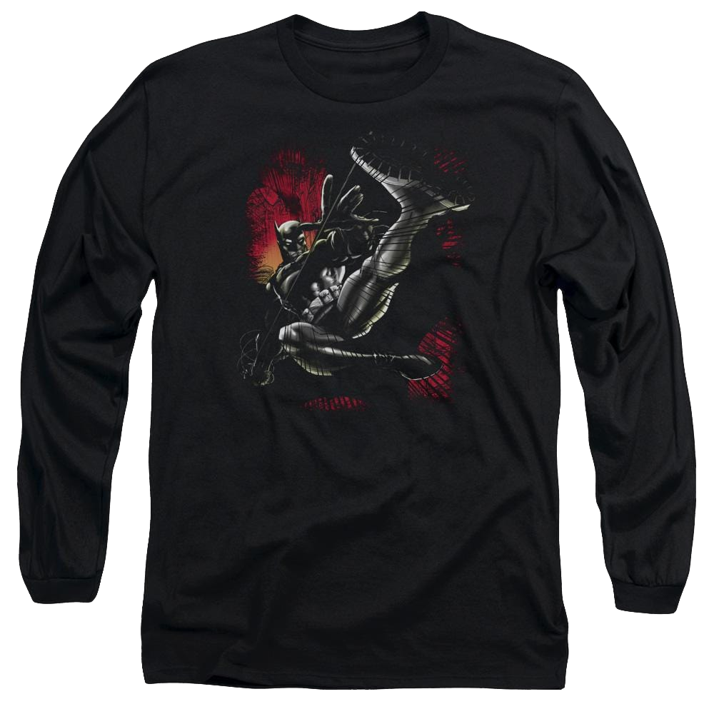 Batman Kick Swing - Men's Long Sleeve T-Shirt Men's Long Sleeve T-Shirt Batman
