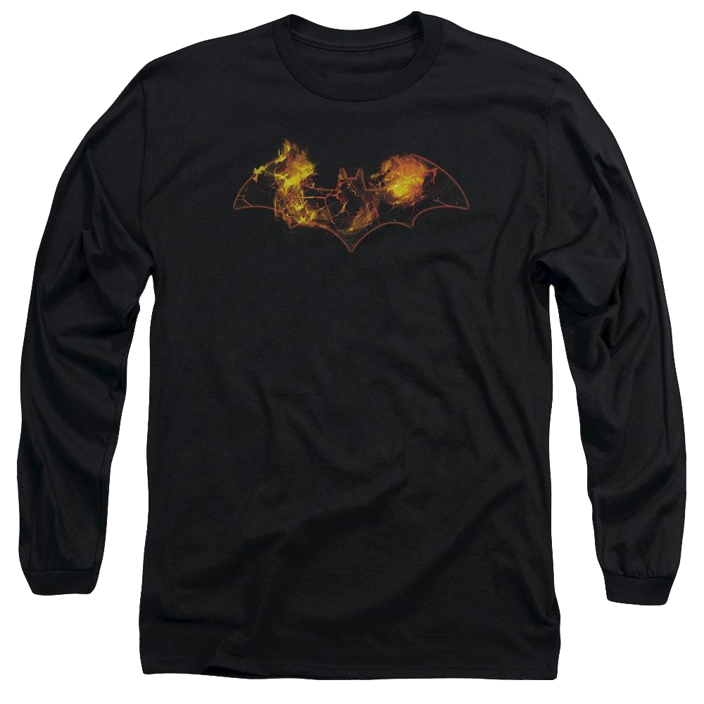 Batman Molten Logo - Men's Long Sleeve T-Shirt Men's Long Sleeve T-Shirt Batman