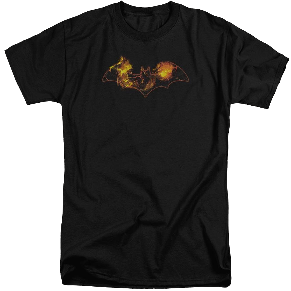Batman Molten Logo - Men's Tall Fit T-Shirt Men's Tall Fit T-Shirt Batman