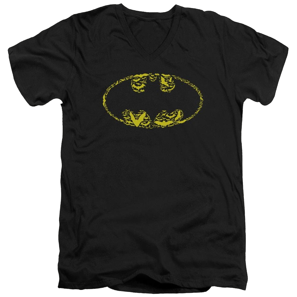Batman Bats On Bats - Men's V-Neck T-Shirt Men's V-Neck T-Shirt Batman