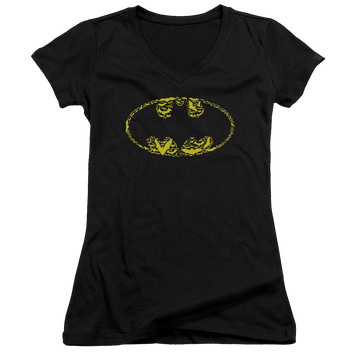 Batman Bats On Bats - Juniors V-Neck T-Shirt Juniors V-Neck T-Shirt Batman