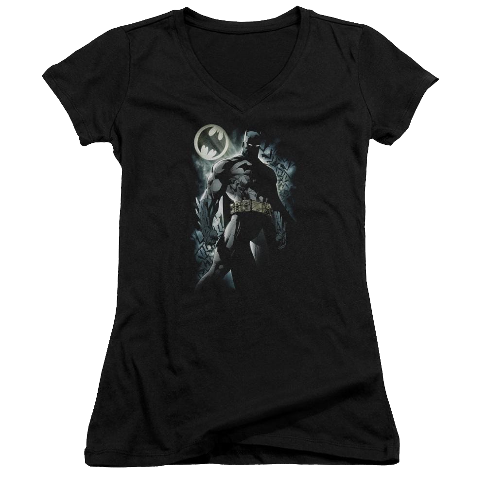 Batman The Knight - Juniors V-Neck T-Shirt Juniors V-Neck T-Shirt Batman