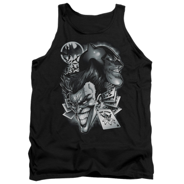 Black men's tank with Batman Archenemies graphic