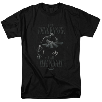Black men's regular fit t-shirt with Batman I Am graphic