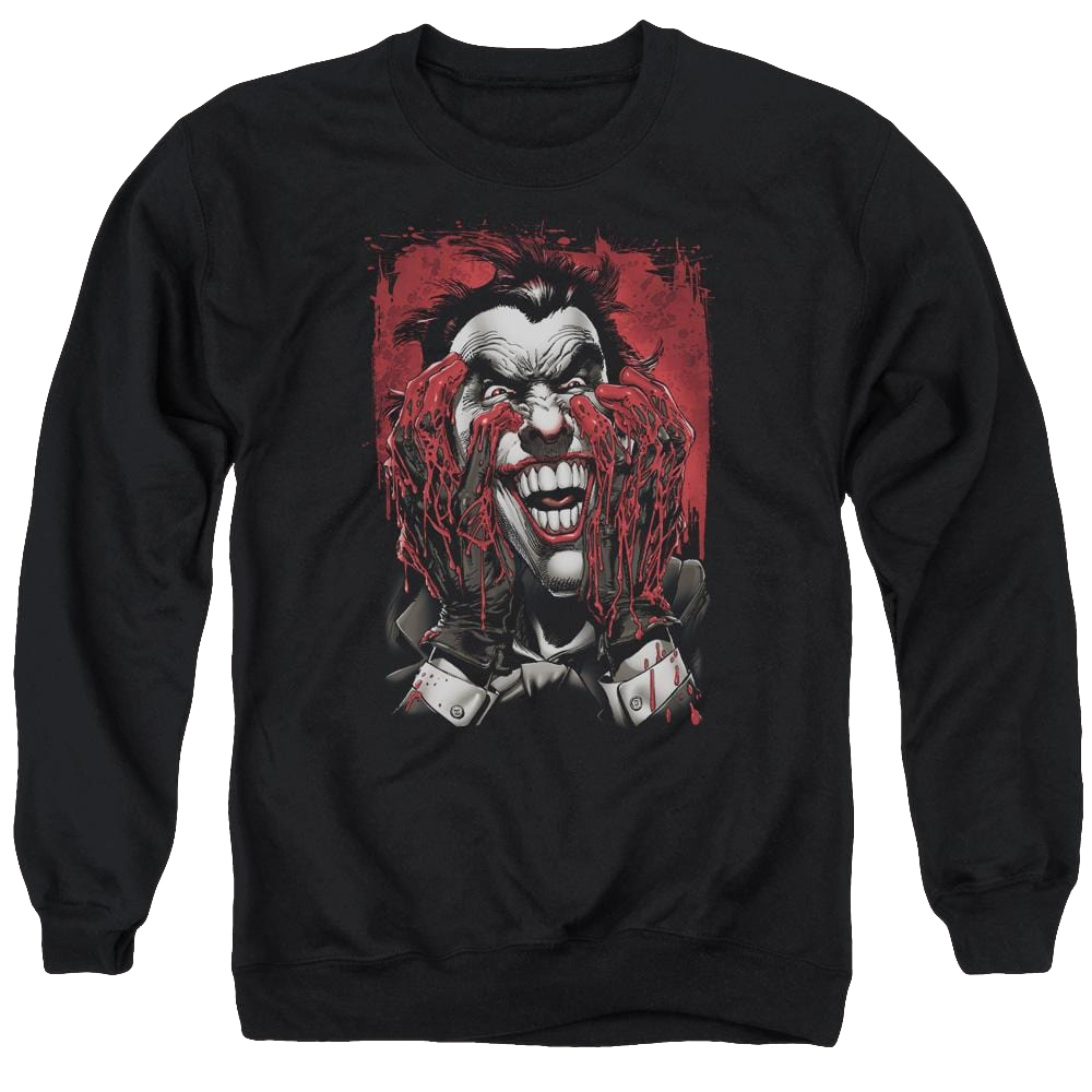 Batman Blood In Hands - Men's Crewneck Sweatshirt Men's Crewneck Sweatshirt Batman