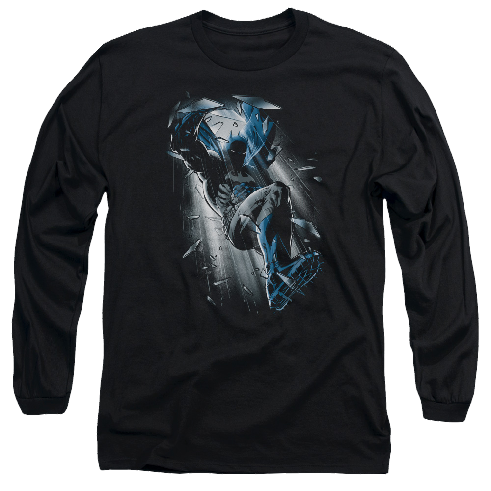 Batman Bat Crash - Men's Long Sleeve T-Shirt Men's Long Sleeve T-Shirt Batman