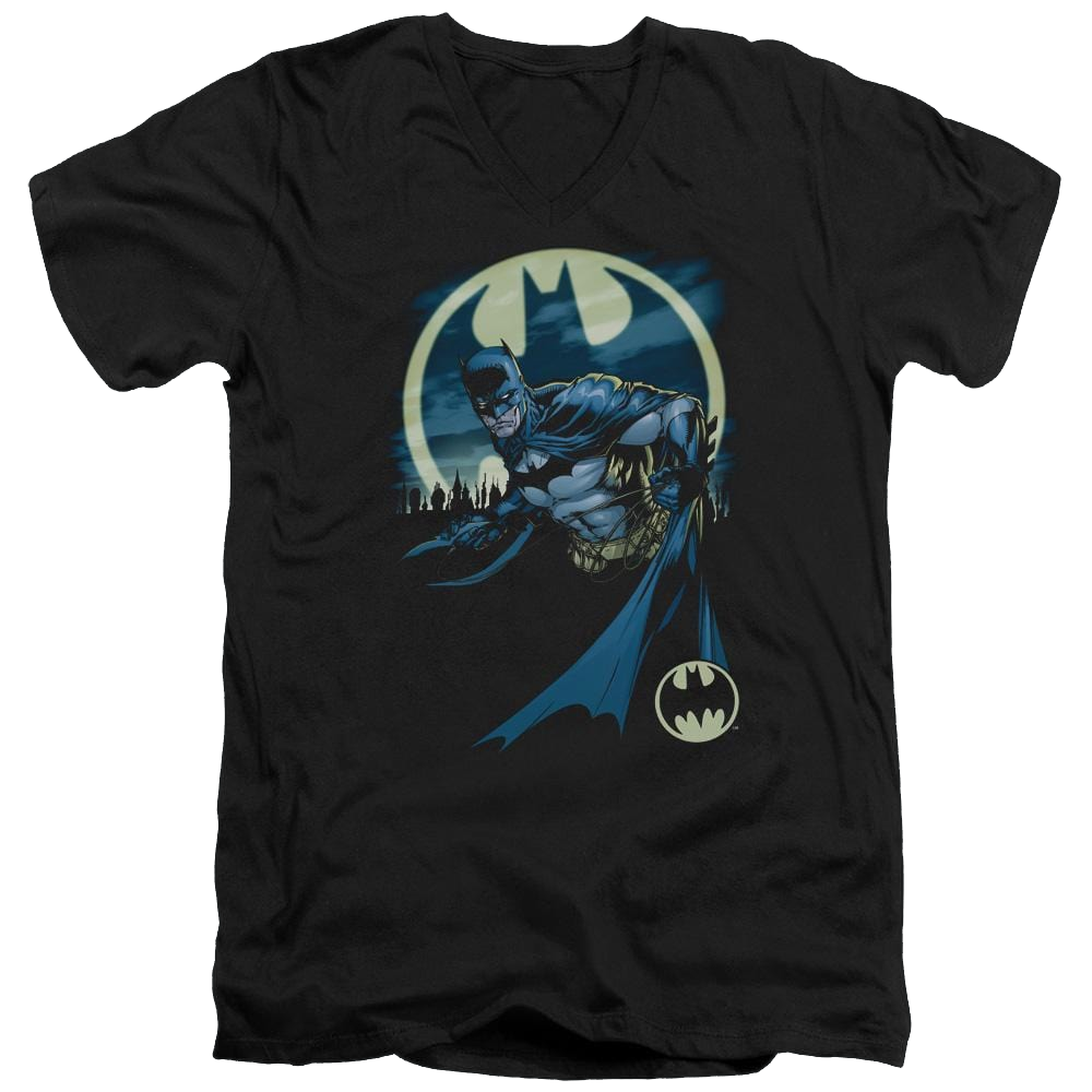Batman Heed The Call - Men's V-Neck T-Shirt Men's V-Neck T-Shirt Batman