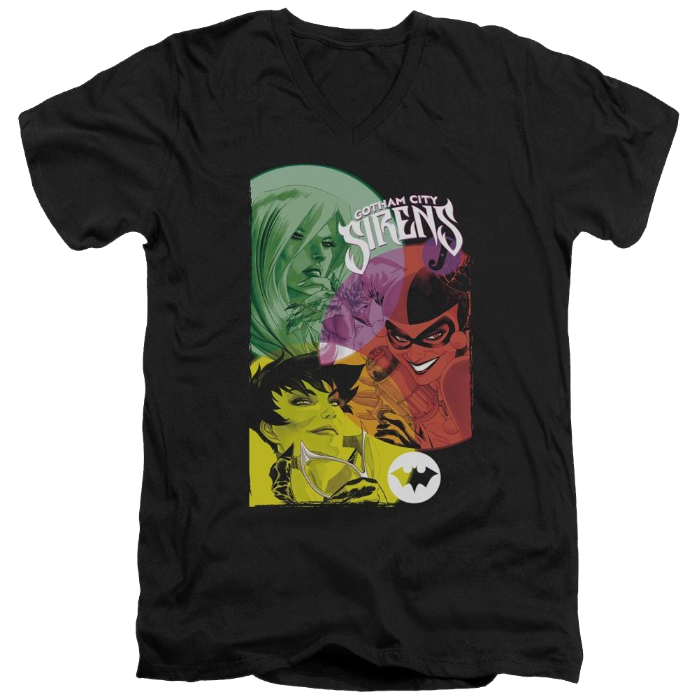 Batman Gotham Sirens - Men's V-Neck T-Shirt Men's V-Neck T-Shirt Batman
