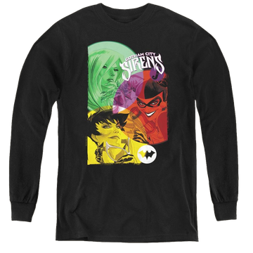Dc Batman Gotham Sirens - Youth Long Sleeve T-Shirt Youth Long Sleeve T-Shirt Batman