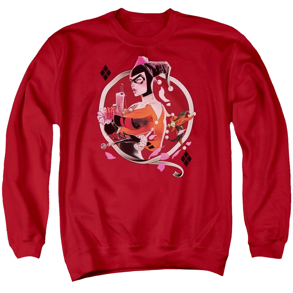 Batman Harley Q - Men's Crewneck Sweatshirt Men's Crewneck Sweatshirt Harley Quinn