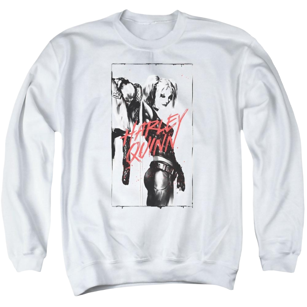 Batman Inked Quinn - Men's Crewneck Sweatshirt Men's Crewneck Sweatshirt Batman