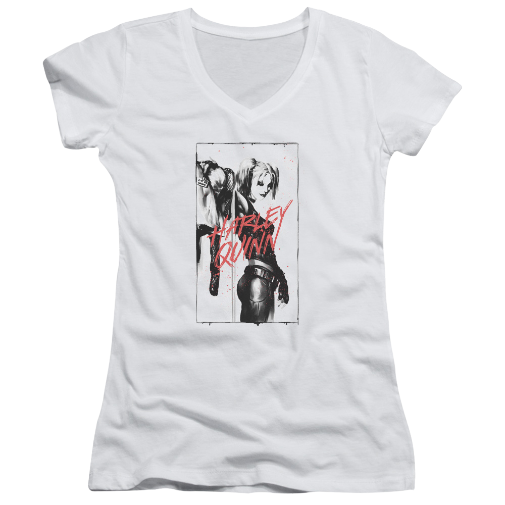 Batman Inked Quinn - Juniors V-Neck T-Shirt Juniors V-Neck T-Shirt Batman