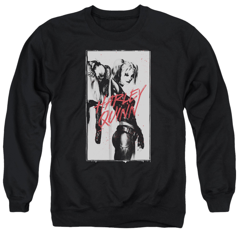 Harley Quinn Batman Inked Quinn - Men's Crewneck Sweatshirt Men's Crewneck Sweatshirt Harley Quinn