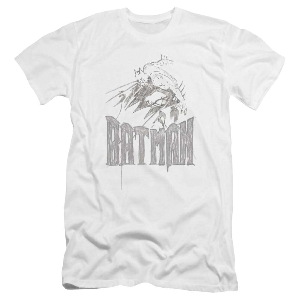 Batman Knight Sketch - Men's Premium Slim Fit T-Shirt Men's Premium Slim Fit T-Shirt Batman