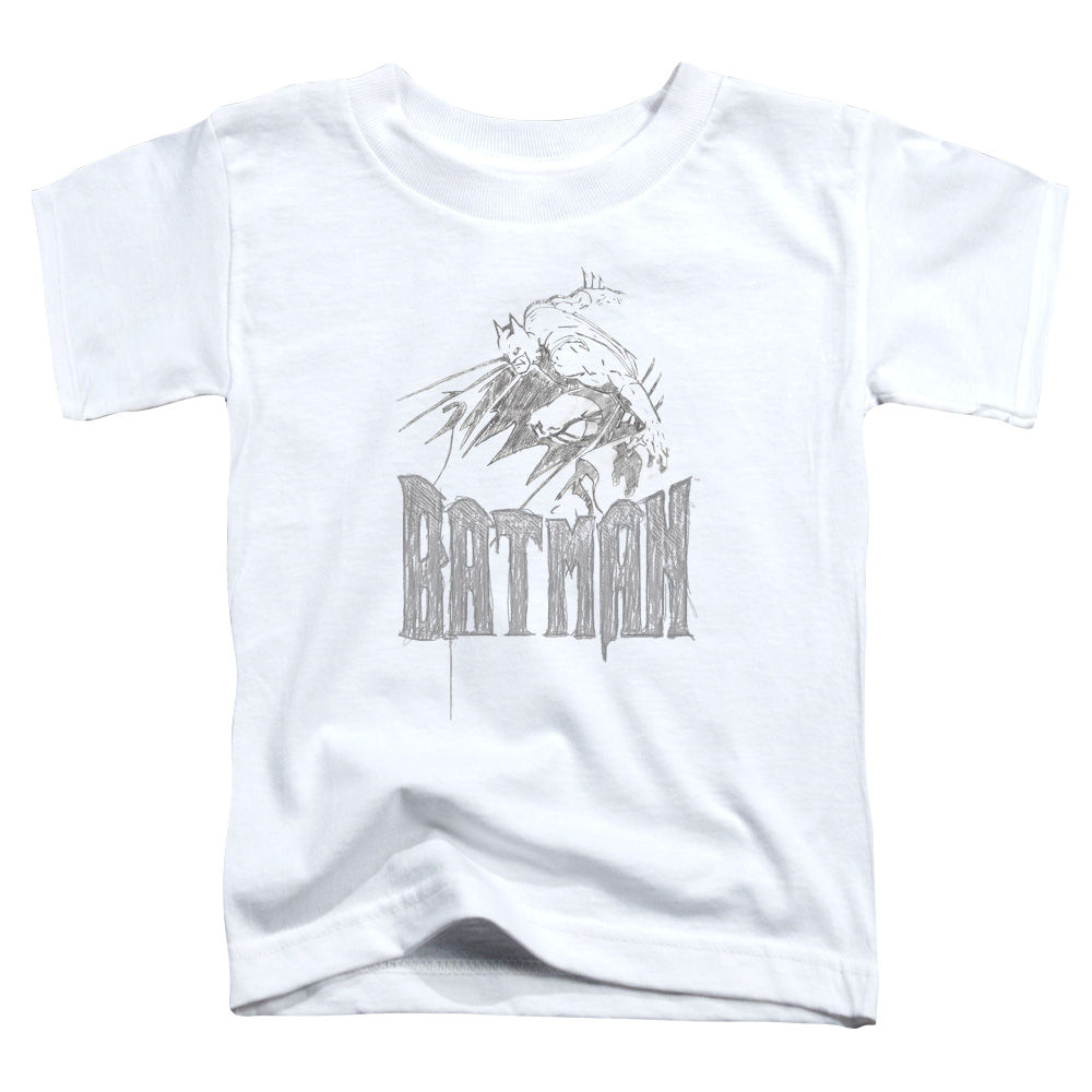 DC Batman Knight Sketch - Toddler T-Shirt Toddler T-Shirt Batman