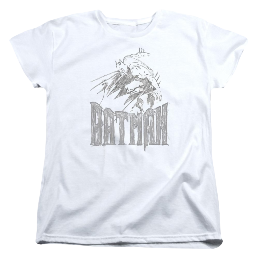 Batman Knight Sketch - Women's T-Shirt Women's T-Shirt Batman