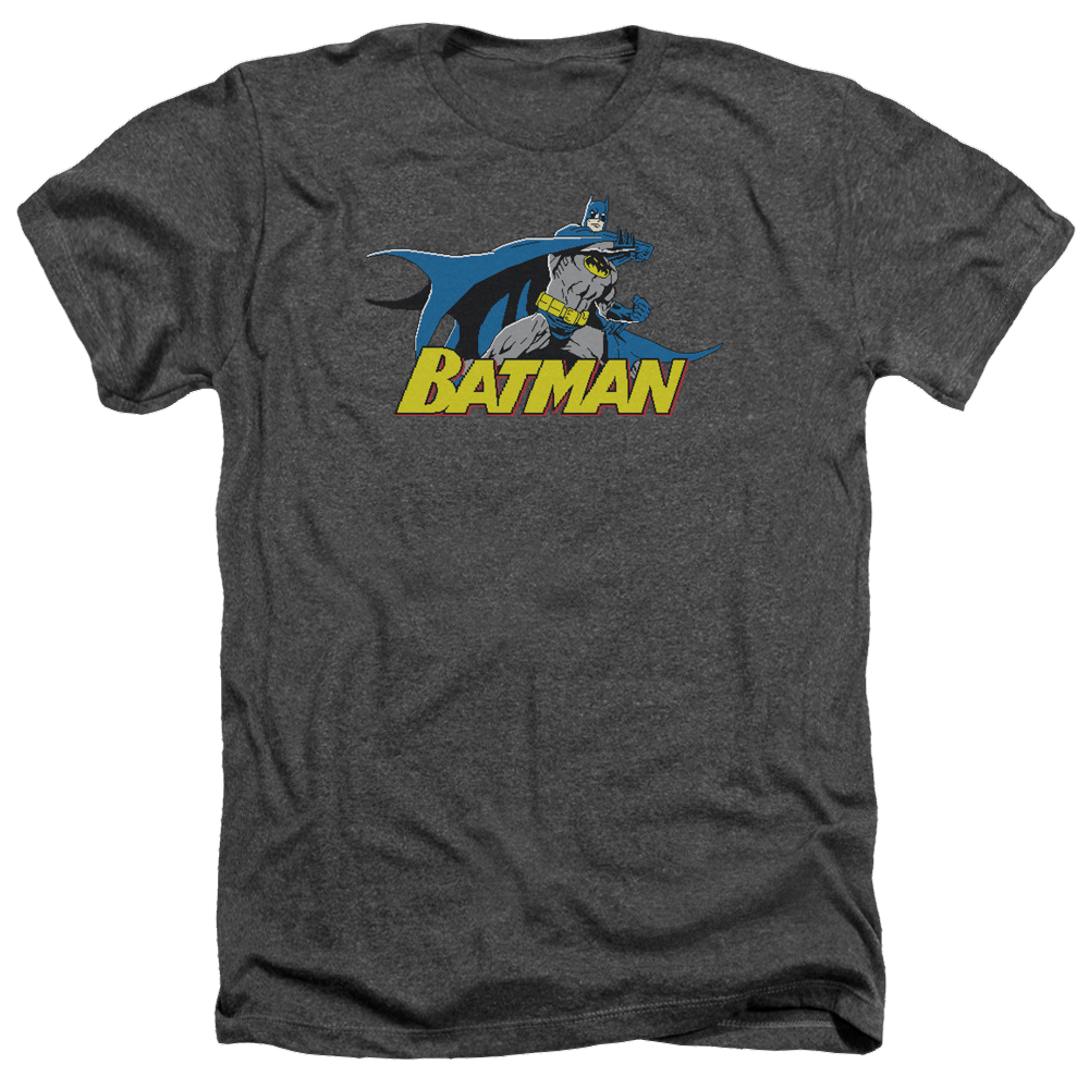 Batman 8 Bit Cape - Men's Heather T-Shirt Men's Heather T-Shirt Batman