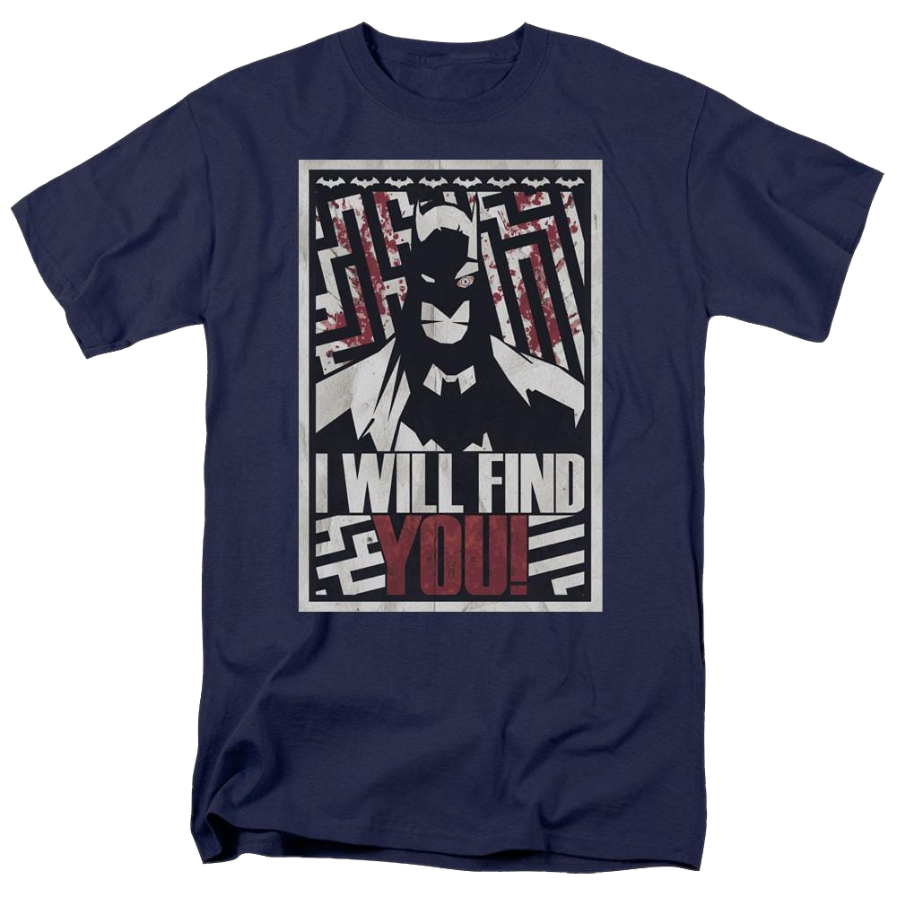 Batman I Will Fnd You - Men's Regular Fit T-Shirt Men's Regular Fit T-Shirt Batman
