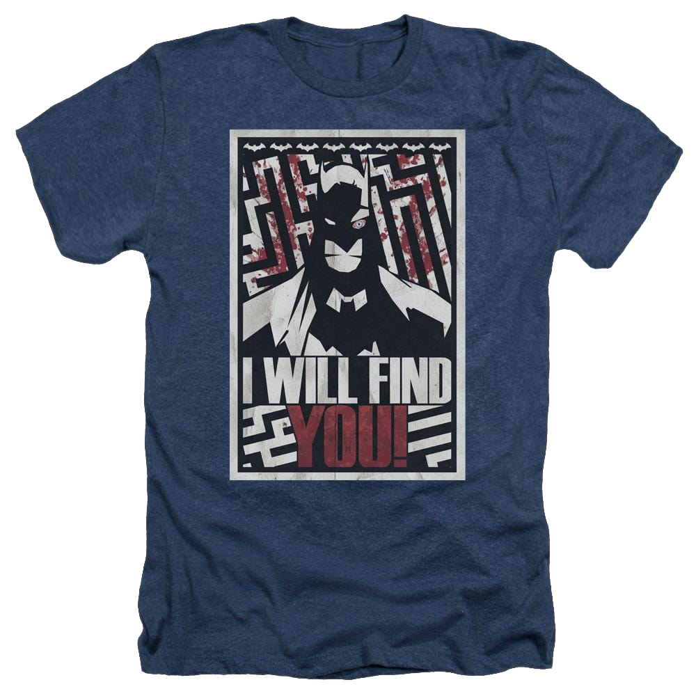 Batman I Will Fnd You - Men's Heather T-Shirt Men's Heather T-Shirt Batman
