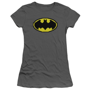 Batman Pixel Symbol - Juniors T-Shirt Juniors T-Shirt Batman