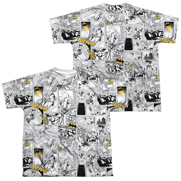 DC Batman Comic All Over - Youth All-Over Print T-Shirt Youth All-Over Print T-Shirt (Ages 8-12) Batman