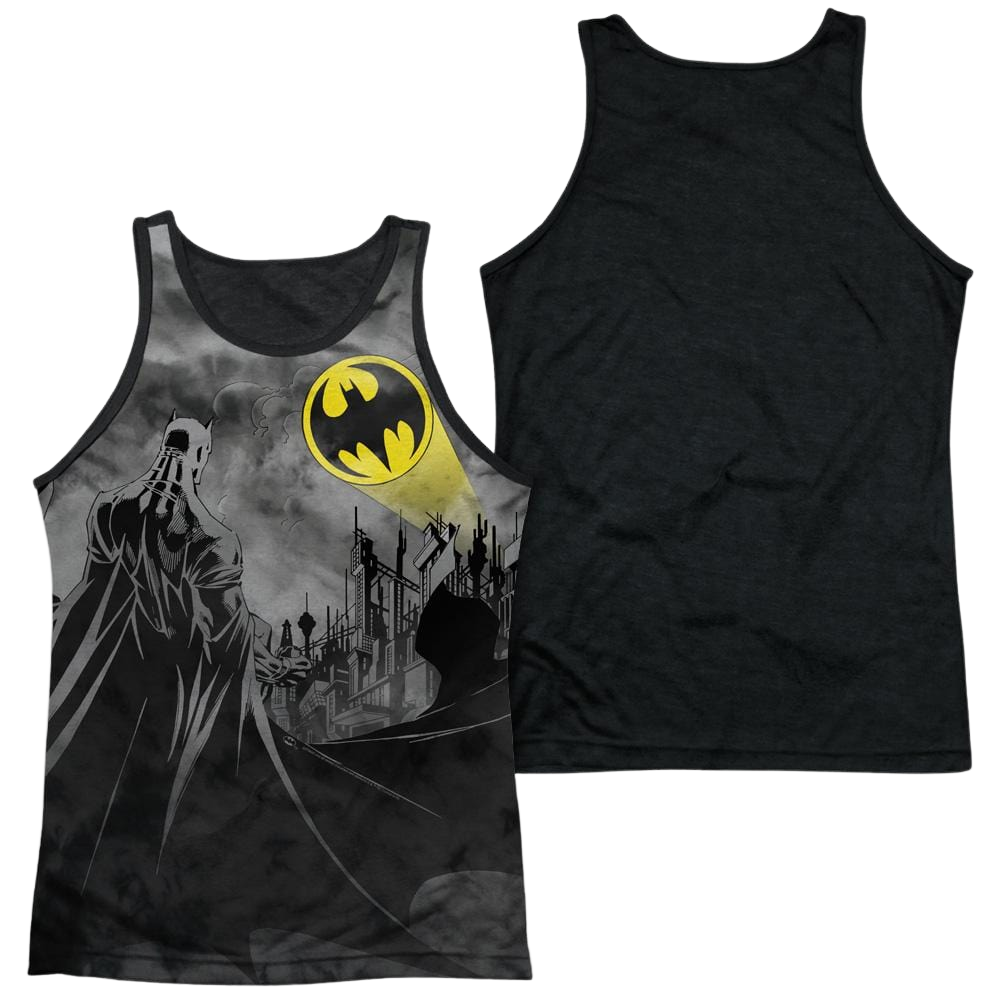 Batman Heed The Call Men's Black Back Tank Men's Black Back Tank Batman