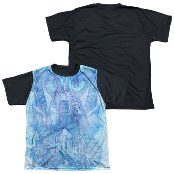 DC Batman Brooding - Youth Black Back T-Shirt Youth Black Back T-Shirt (Ages 8-12) Batman
