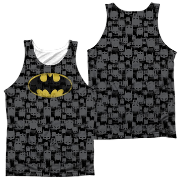 Batman Caped Crusader Repeat Men's All Over Print Tank Men's All Over Print Tank Batman