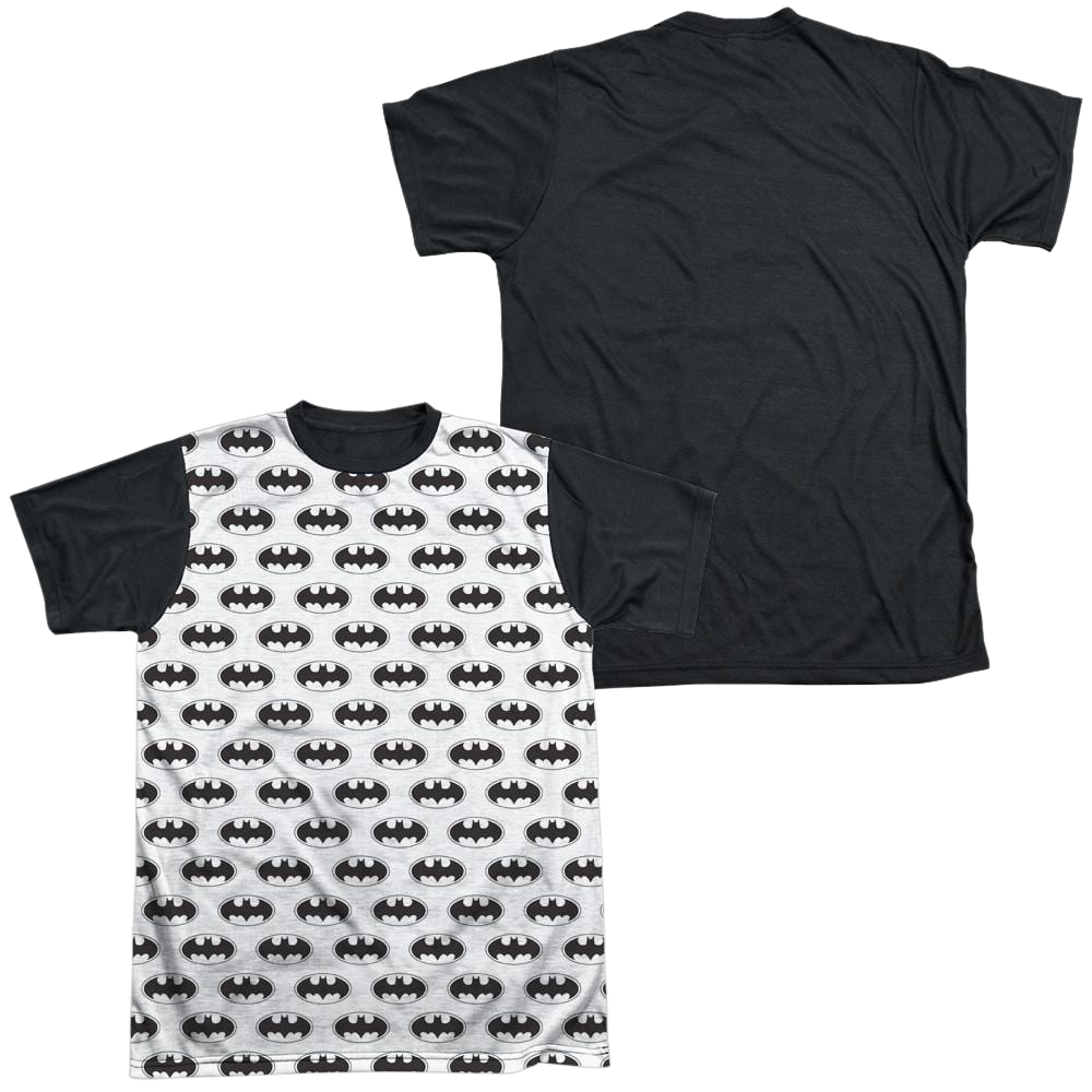 Batman Bats All Over - Men's Black Back T-Shirt Men's Black Back T-Shirt Batman