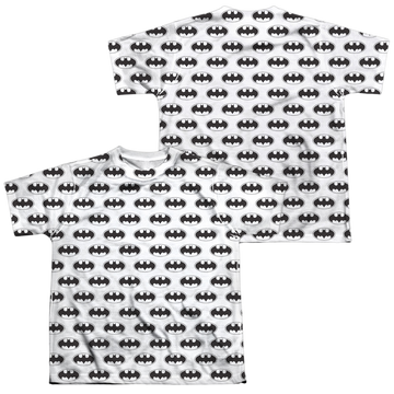 DC Batman Bats All Over - Youth All-Over Print T-Shirt Youth All-Over Print T-Shirt (Ages 8-12) Batman