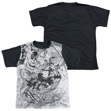 DC Batman Tale Of The Dark Knight - Youth Black Back T-Shirt Youth Black Back T-Shirt (Ages 8-12) Batman