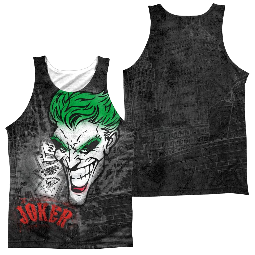 Batman Joker Sprays The City Men's All Over Print Tank Men's All Over Print Tank Joker
