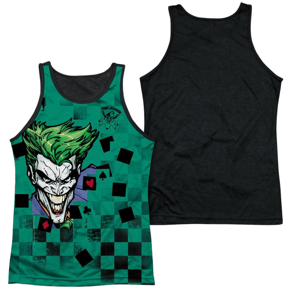 Batman Boxed Clown Men's Black Back Tank Men's Black Back Tank Batman