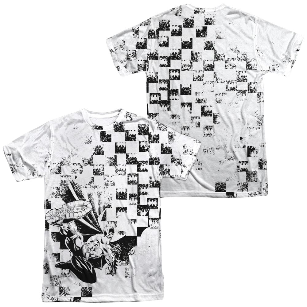 Batman Checkerboard Kick Men's All Over Print T-Shirt Men's All-Over Print T-Shirt Batman