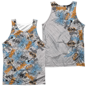 Batman Gotham Knight Sketchy Men's All Over Print Tank Men's All Over Print Tank Batman