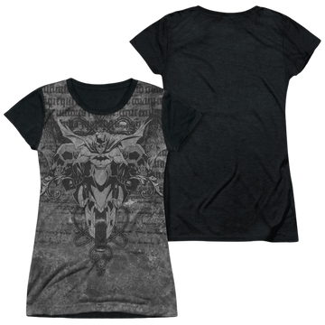 Batman Ride Free - Juniors Black Back T-Shirt Juniors Black Back T-Shirt Batman