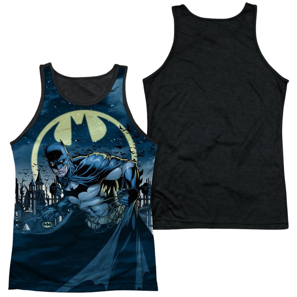 Batman Heed The Call Men's Black Back Tank Men's Black Back Tank Batman
