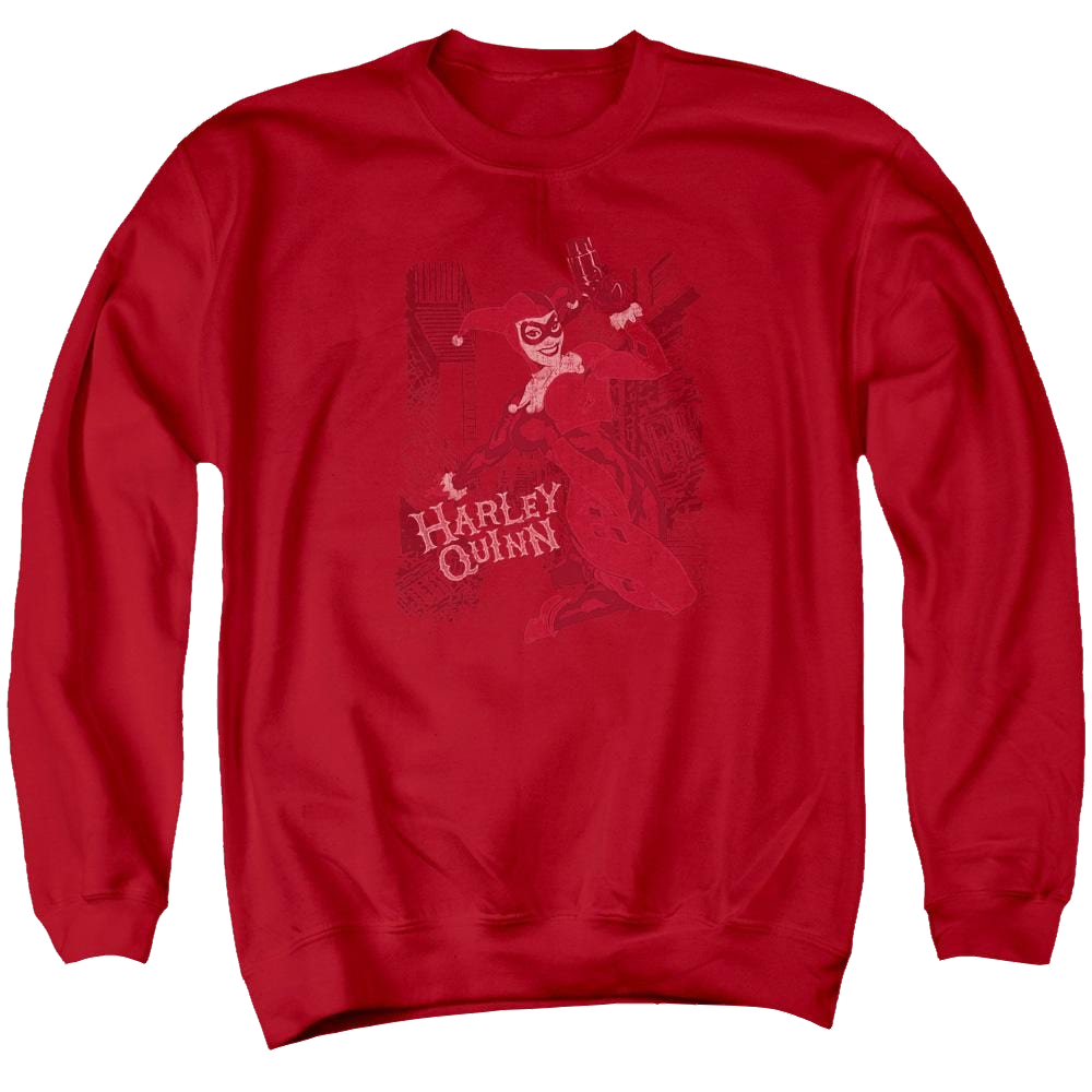 Batman Harley's Packing - Men's Crewneck Sweatshirt Men's Crewneck Sweatshirt Harley Quinn