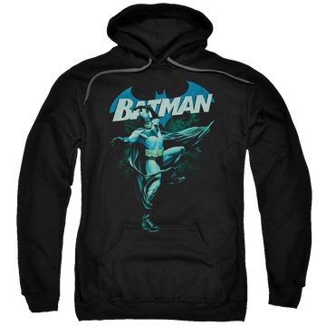 Batman Blue Bat - Pullover Hoodie Pullover Hoodie Batman