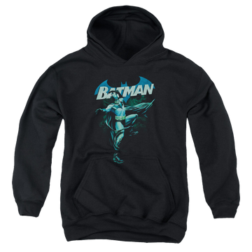 DC Batman Blue Bat - Youth Hoodie Youth Hoodie (Ages 8-12) Batman