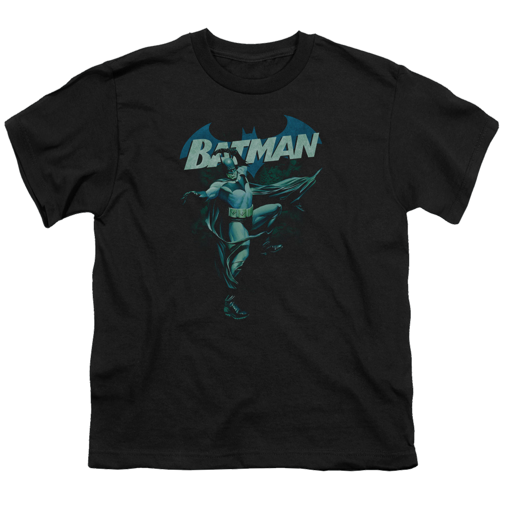 DC Batman Blue Bat - Youth T-Shirt Youth T-Shirt (Ages 8-12) Batman