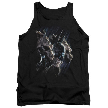 Black men's tank with Batman Gargoyles graphic