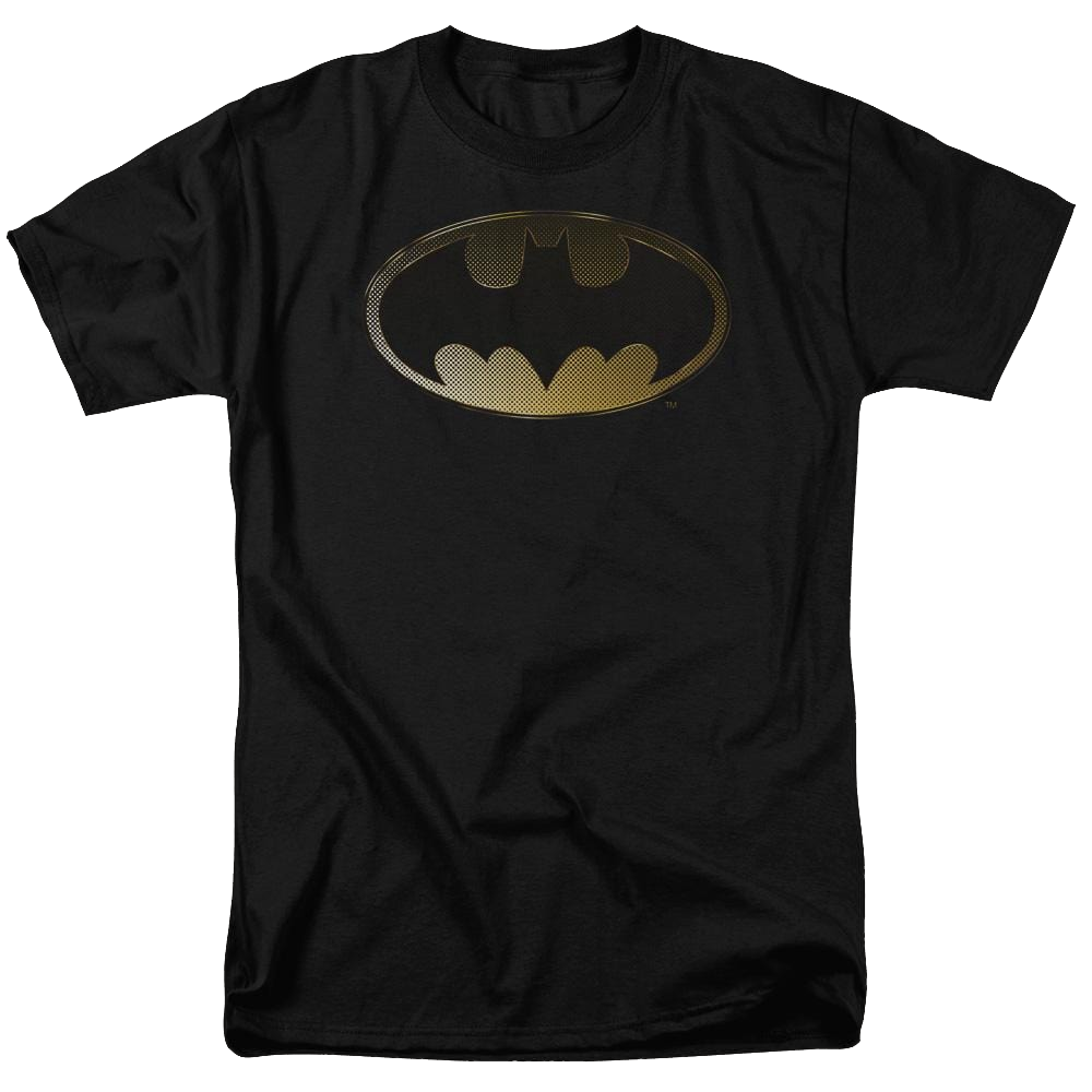 Batman Halftone Bat - Men's Regular Fit T-Shirt Men's Regular Fit T-Shirt Batman